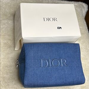 139 Dior Denim Pouch